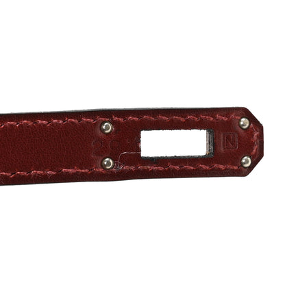 Hermes Box Kelly Retourne 25 Rouge H 7 of 11