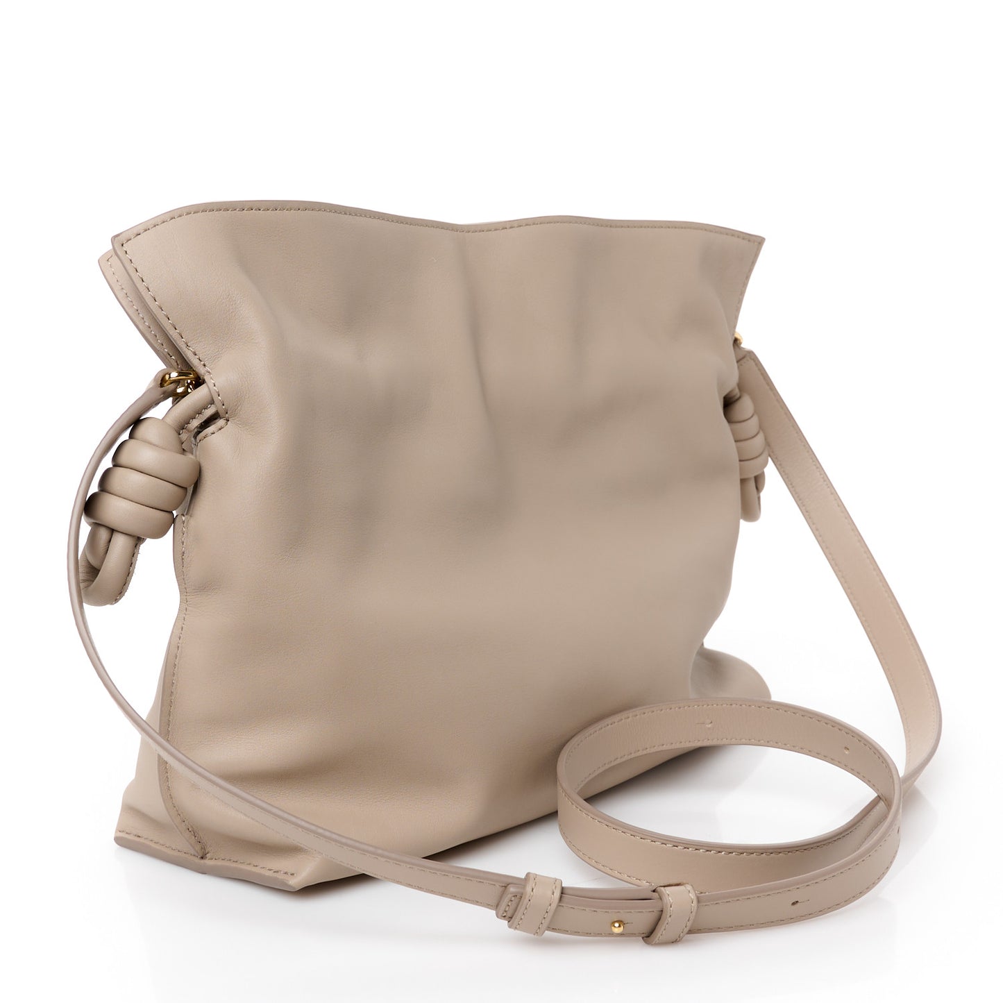 Nappa Medium Flamenco Knot Bag Sand