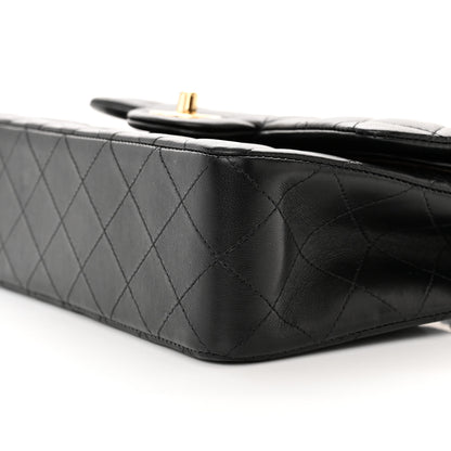 Chanel Lambskin Quilted Small Double Flap Black 10 of 13