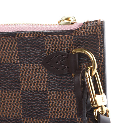 Louis Vuitton Damier Ebene Neverfull MM GM Pochette Rose Ballerine 9 of 10