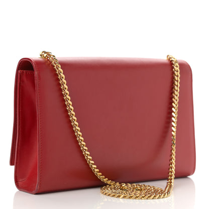 Saint Laurent Smooth Calfskin Medium Classic Monogram Kate Tassel Satchel New Lipstick 3 of 12