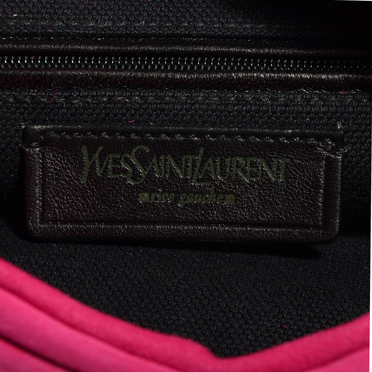 Suede Chain Hobo Fuchsia