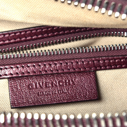 Givenchy Metallic Sugar Goatskin Small Antigona Oxblood 7 of 9