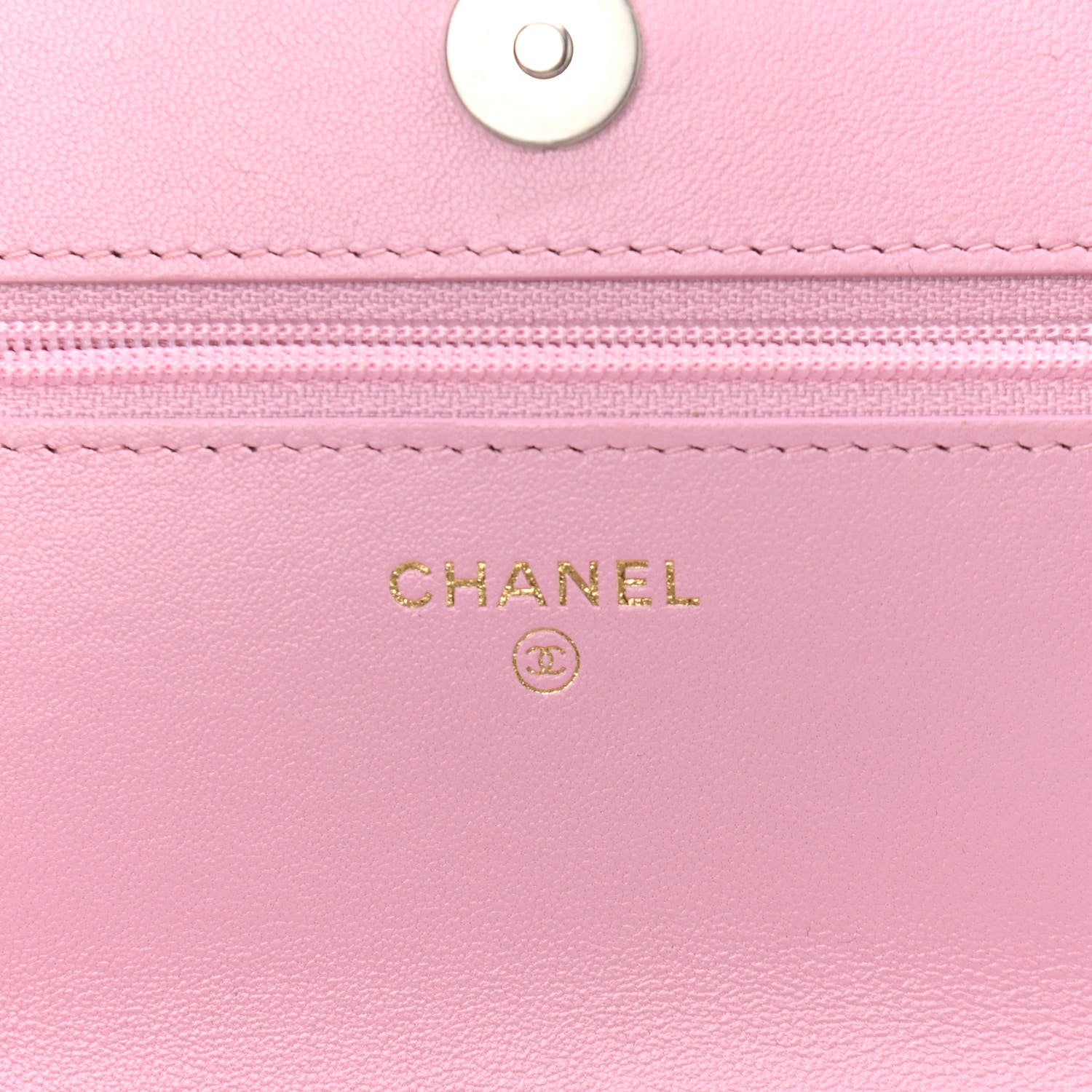 Chanel Lambskin Quilted Chanel 19 Wallet On Chain WOC Dark Pink 8 of 12