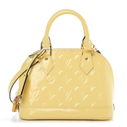 Louis Vuitton Vernis Alma BB Citrine 1 of 9