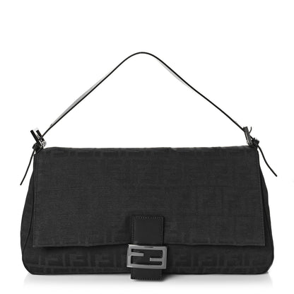 Fendi Zucca Large Mama Baguette Black 1 of 8