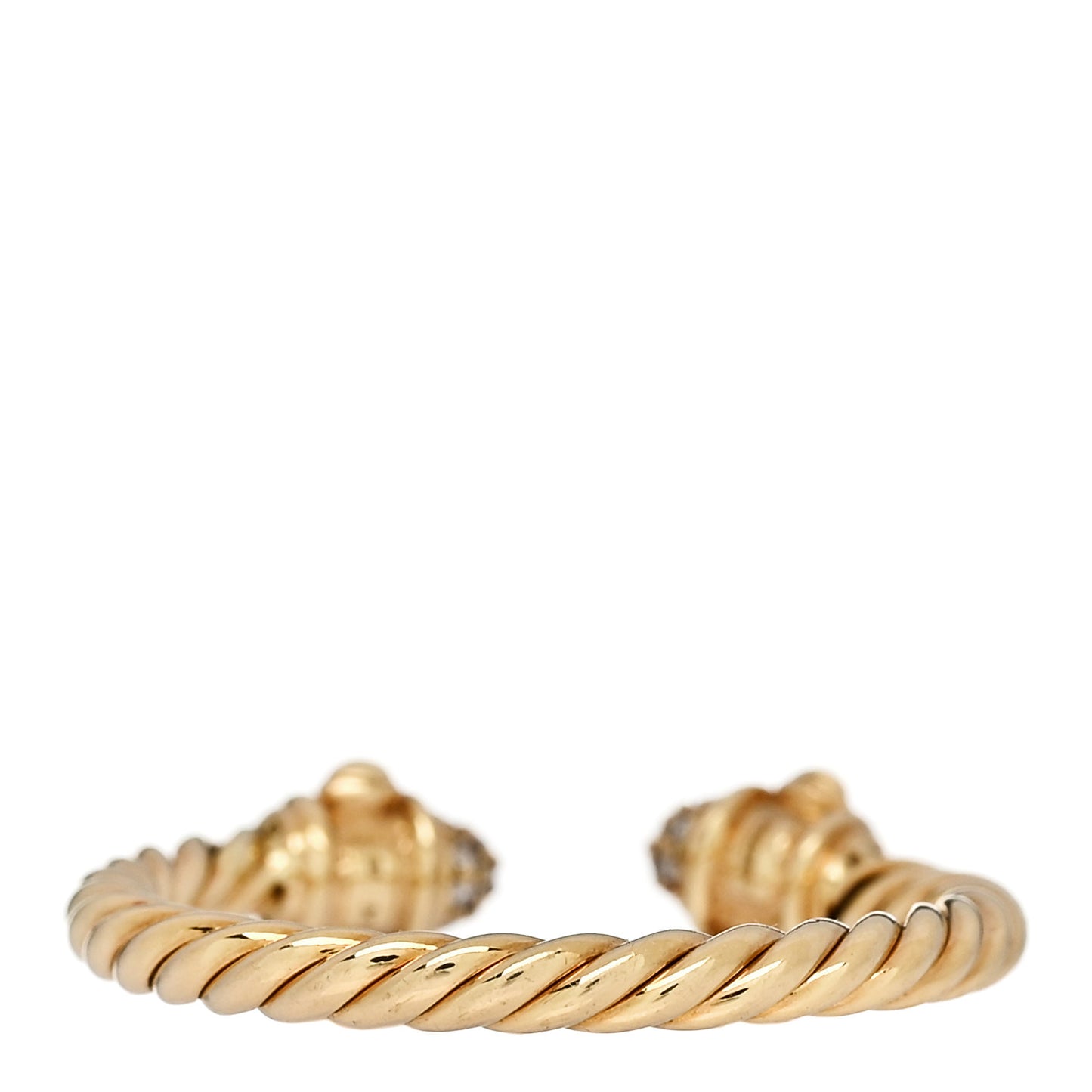 18K Yellow Gold Diamond Renaissance Ring 52 6