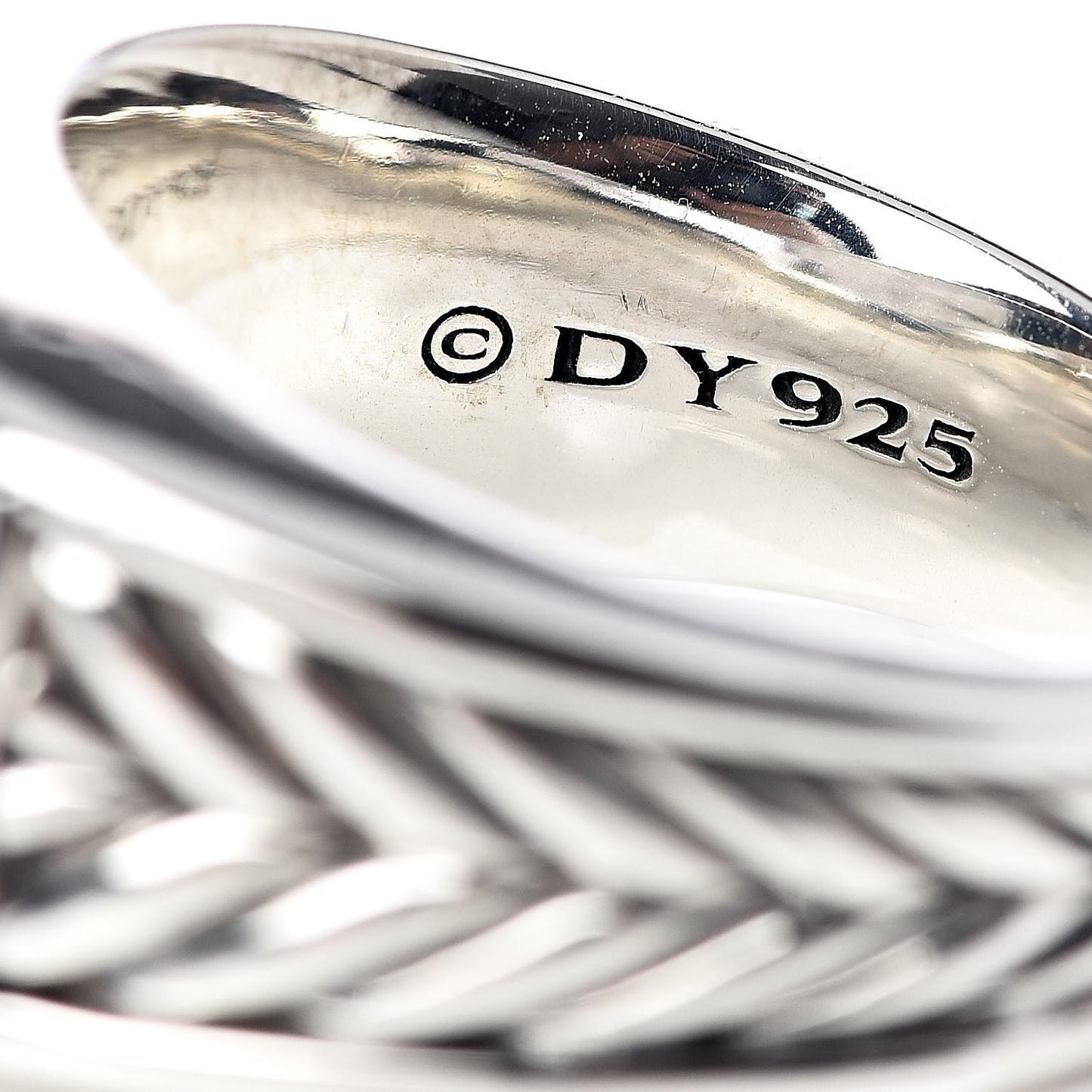 Sterling Silver Blue Sapphire Chevron Signet Ring 58 8.5