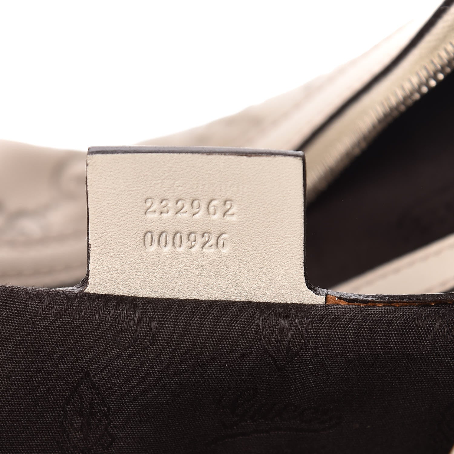 Gucci Guccissima Medium GG Twins Hobo Off White 7 of 10
