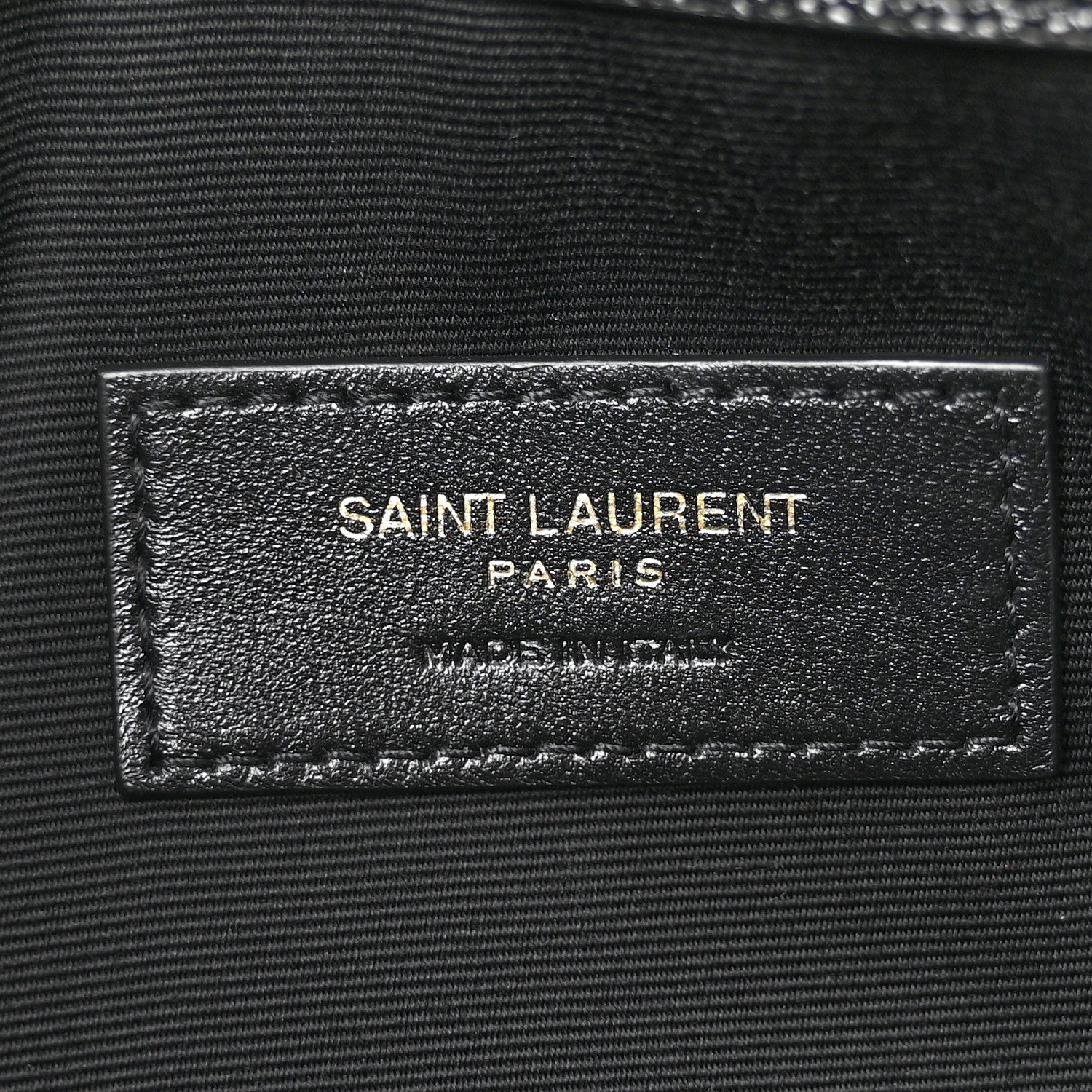 Saint Laurent Grain De Poudre Uptown Pouch Black 6 of 8
