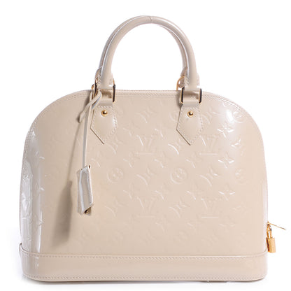 Louis Vuitton Vernis Alma PM Blanc Corail 1 of 7