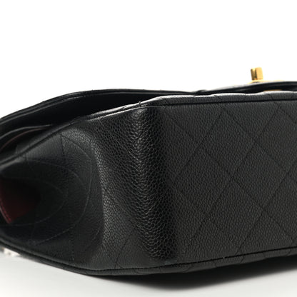Chanel Caviar Quilted Jumbo Double Flap Black 9 of 11