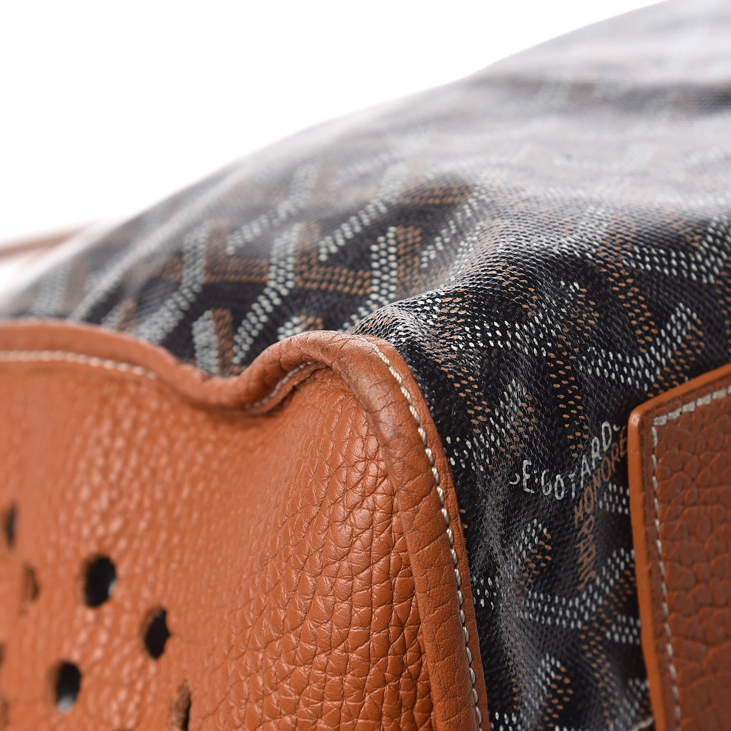 Goyard Goyardine Sac Hardy Pet Carrier PM Black Gold 14 of 15