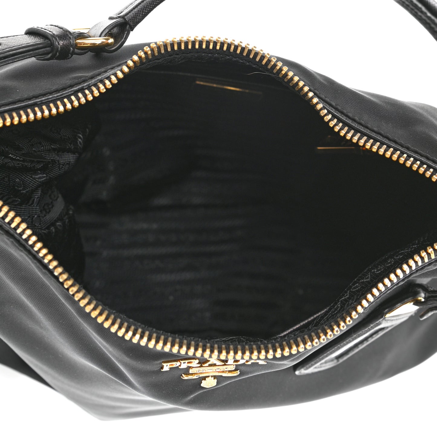 Tessuto Nylon Saffiano Hobo