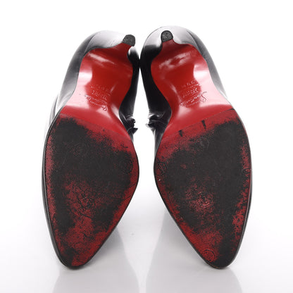 Christian Louboutin Calfskin Paris 100 Ankle Boots 38.5 Black 7 of 15