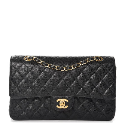 Chanel Caviar Quilted Medium Double Flap Black 1 of 10