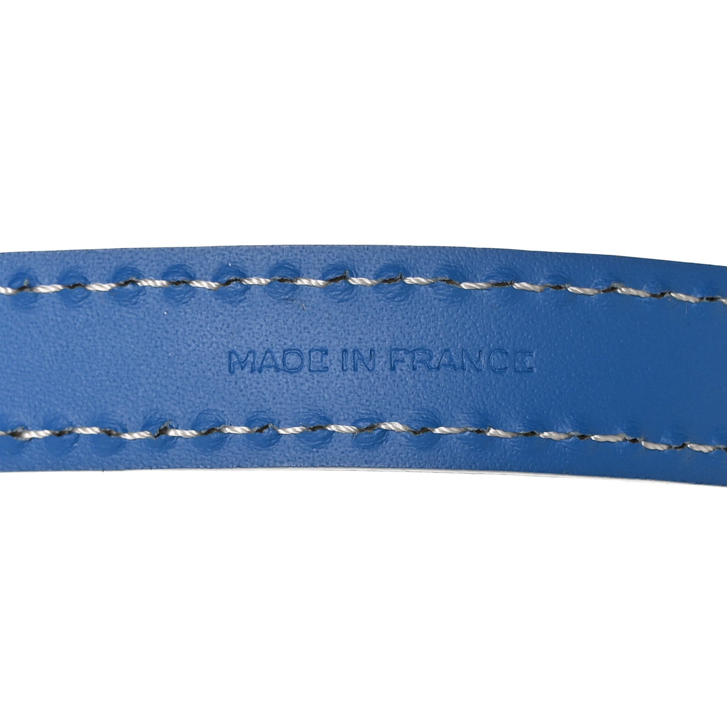 Calfskin Adjustable Shoulder Strap Blue