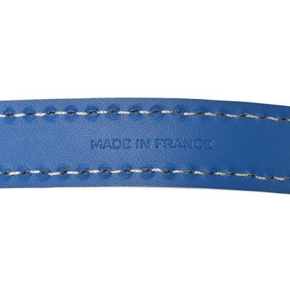 Goyard Calfskin Adjustable Shoulder Strap Blue 4 of 5