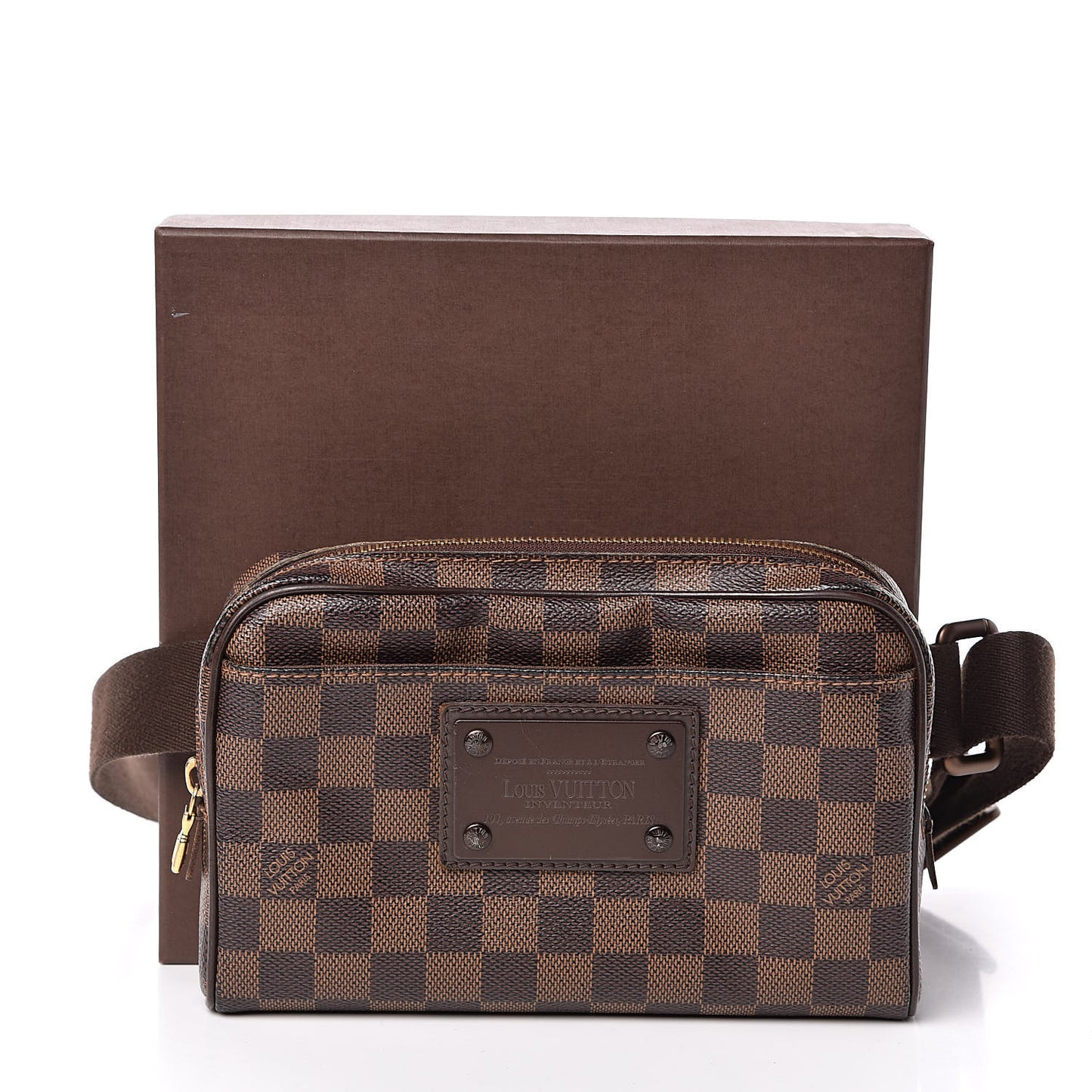 Damier Ebene Brooklyn Bum Bag