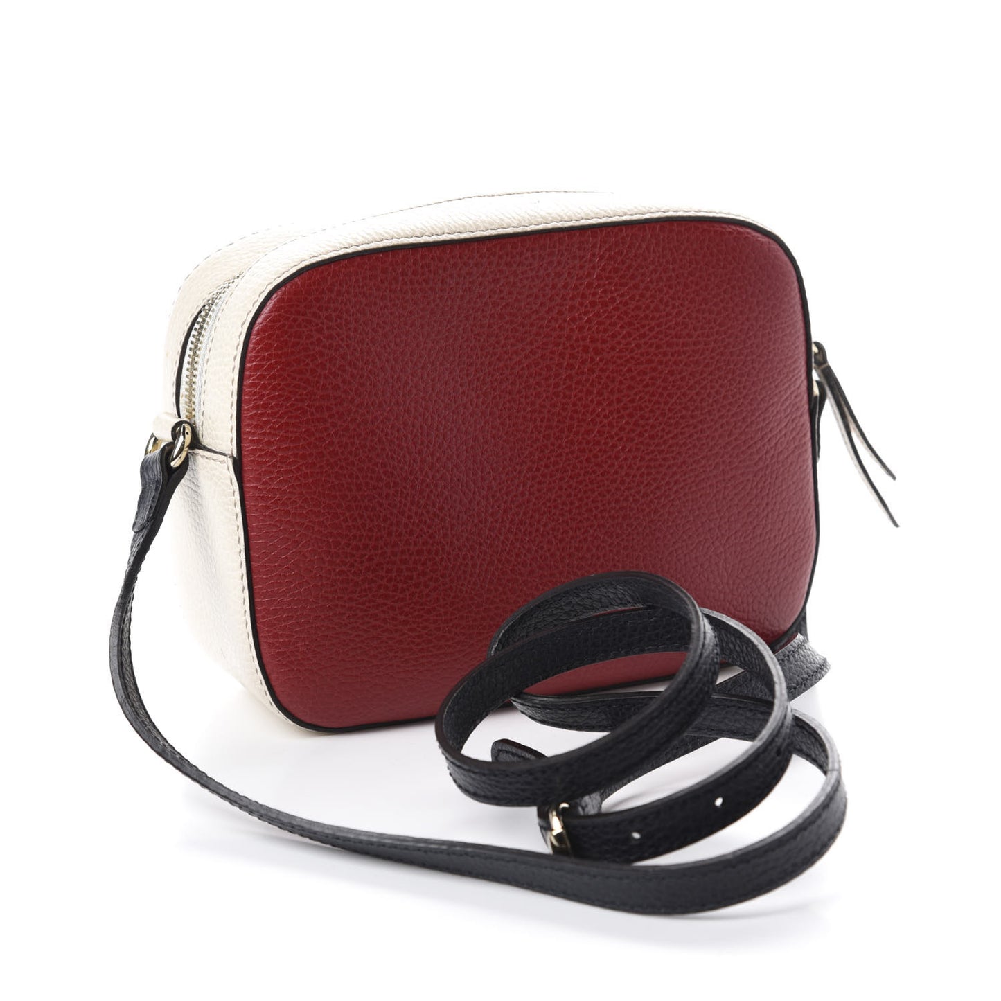 Dollar Calfskin Small Soho Disco Bag Hibiscus Red Mystic White Blue