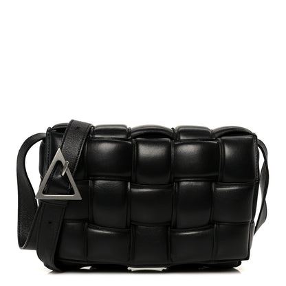 Bottega Veneta Nappa Maxi Intreccio Padded Cassette Crossbody Bag Black 1 of 14