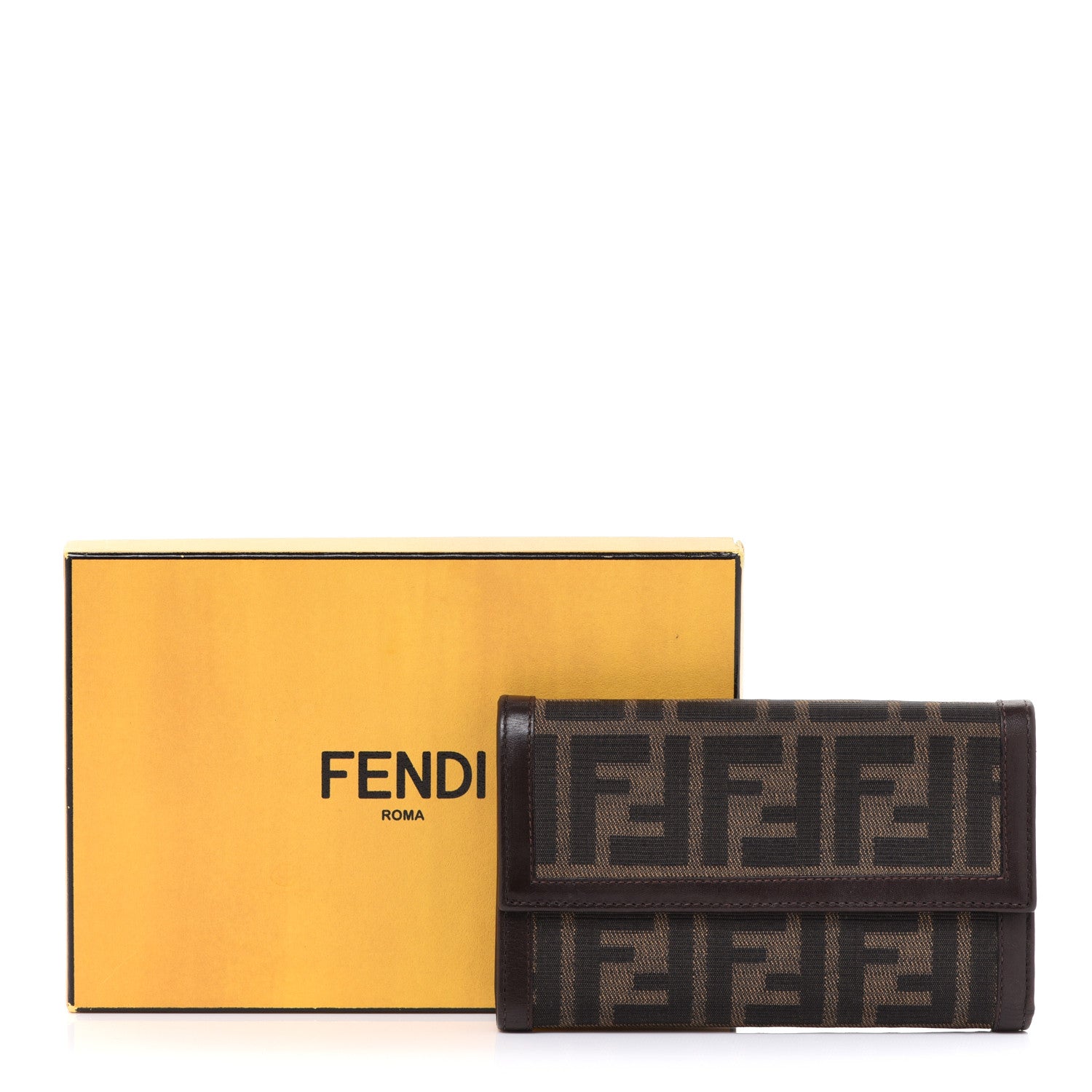 Fendi Zucca Wallet Tobacco 25 of 26