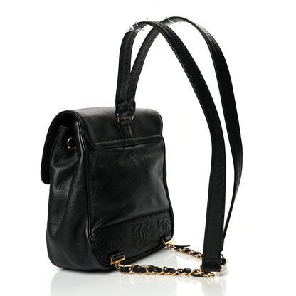 Chanel Caviar CC Backpack Black 3 of 18
