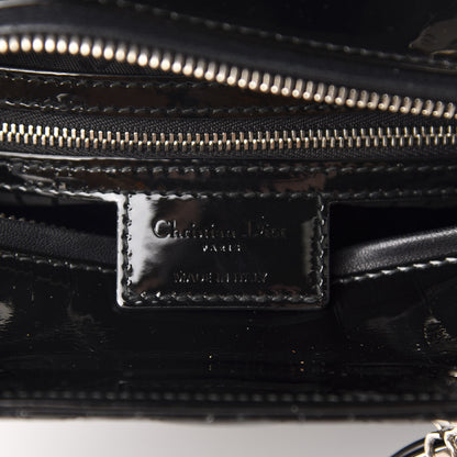Christian Dior Patent Cannage Large Lady Dior Black 7 of 9