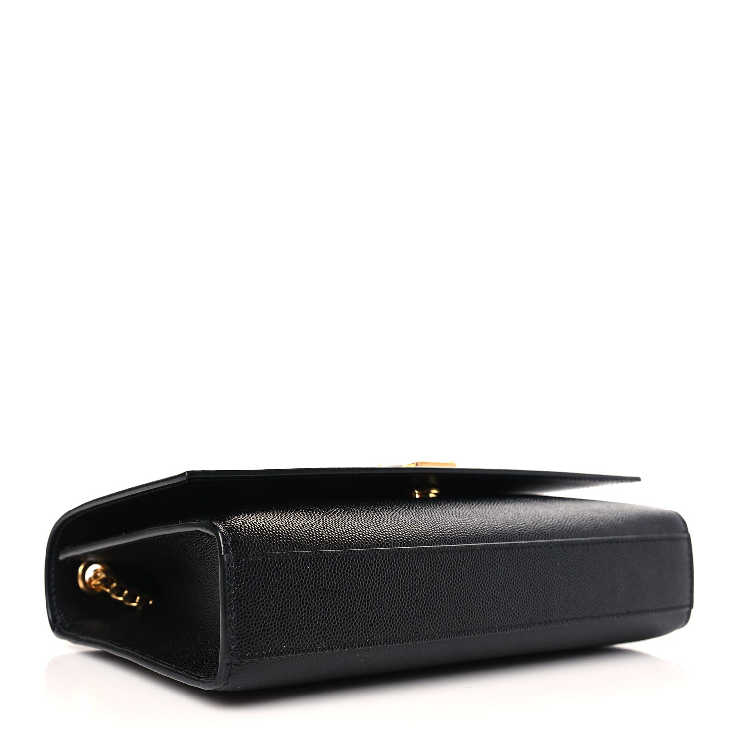 Saint Laurent Grain De Poudre Medium Classic Monogram Kate Satchel Black 4 of 8