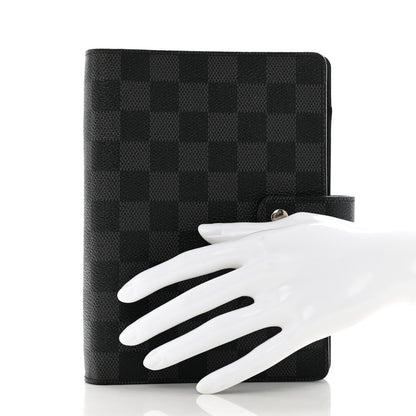 Louis Vuitton Damier Graphite Medium Ring Agenda Cover 2 of 8
