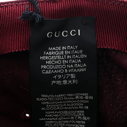 Gucci X MLB Cotton NY Yankees Baseball Hat 57-61 Lacquer 9 of 9