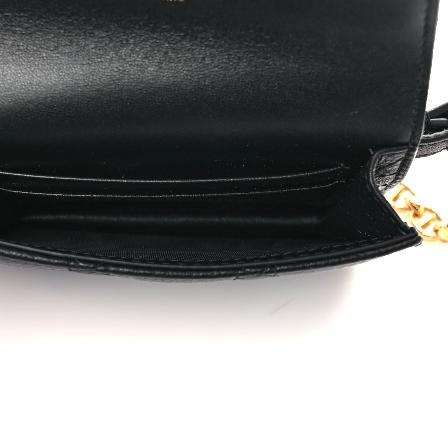 Christian Dior Calfskin Cannage Mini Caro Belt Pouch Black 5 of 8