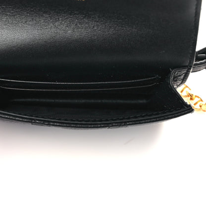 Christian Dior Calfskin Cannage Mini Caro Belt Pouch Black 5 of 8