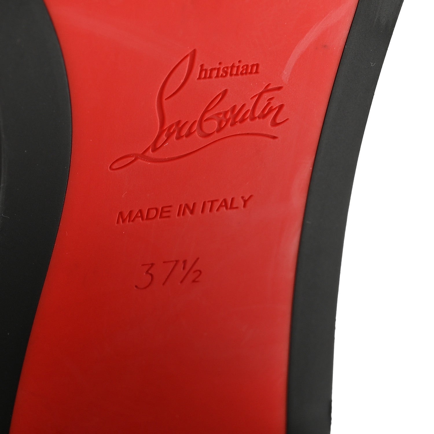 Christian Louboutin Calfskin Marchacroche 70 Chelsea Boots 37.5 Black 7 of 10