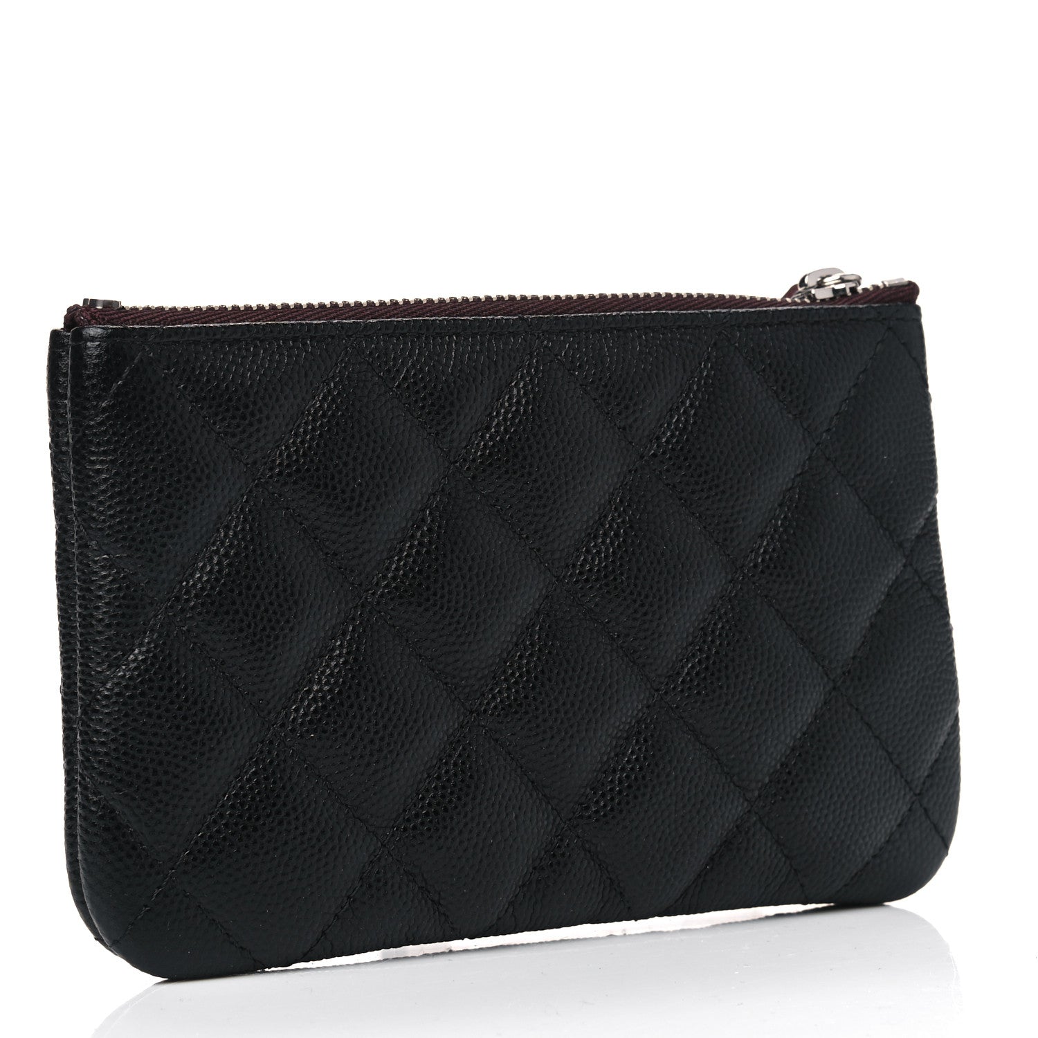 Chanel Caviar Quilted Small Cosmetic Case Black 2 of 4