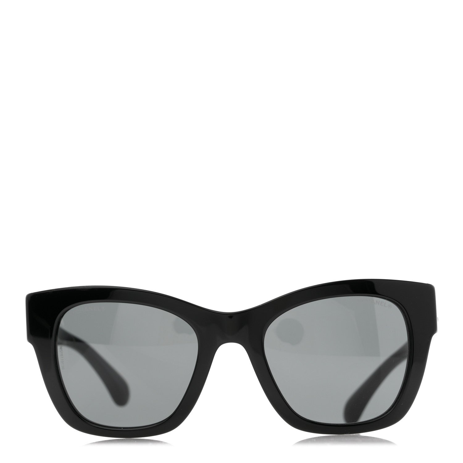 Chanel Acetate Square CC Heart Sunglasses 5478-A Black 2 of 9