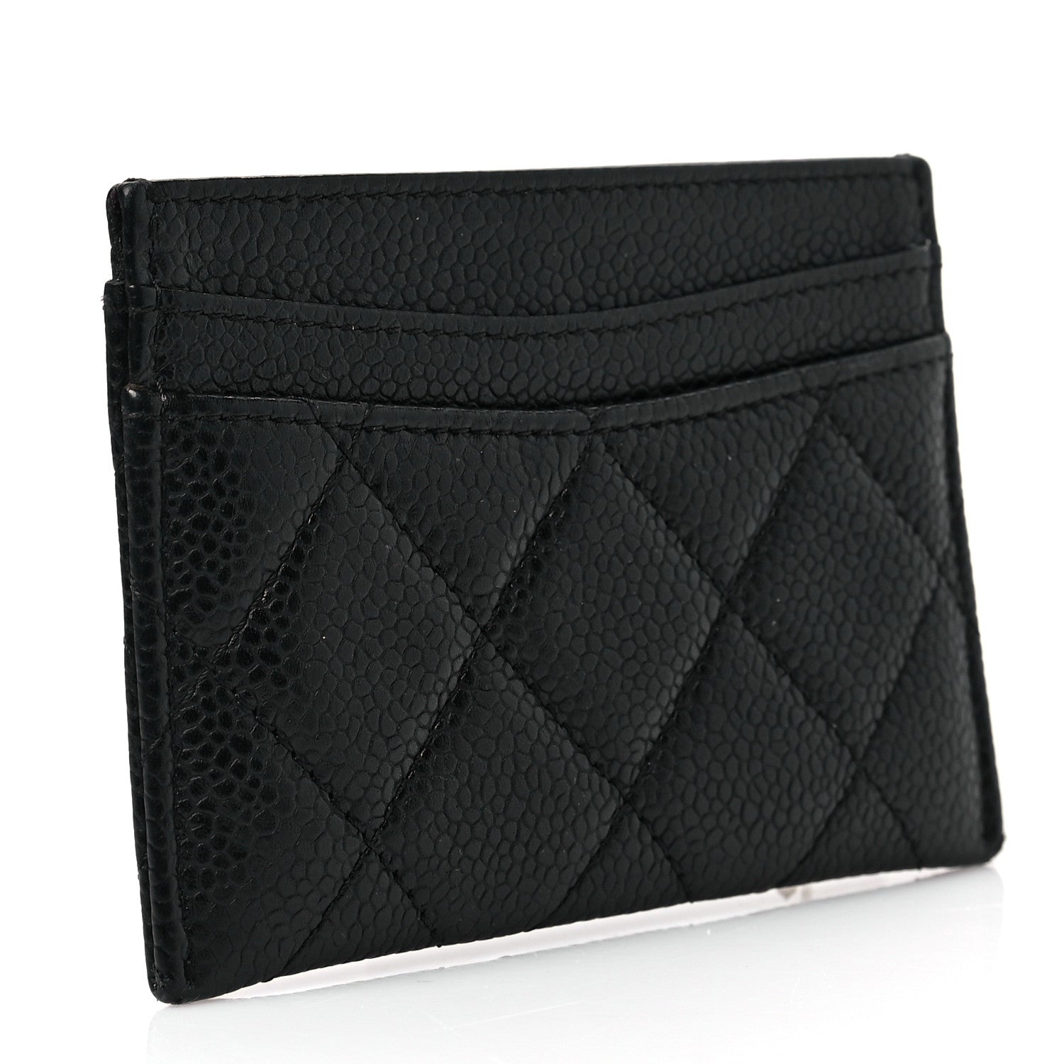 Chanel Caviar Quilted Card Holder Black 3 of 9