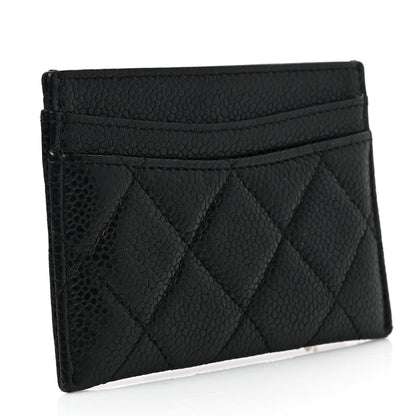 Chanel Caviar Quilted Card Holder Black 3 of 9