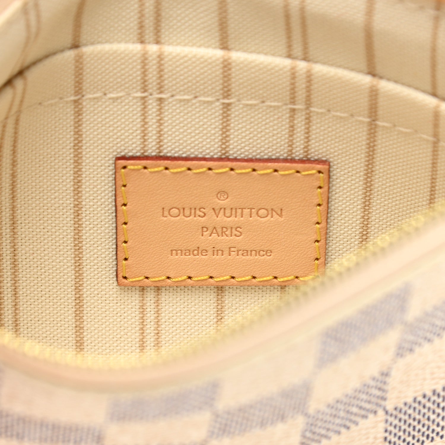 Louis Vuitton Damier Azur Neverfull PM Pochette 6 of 7