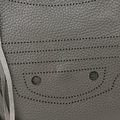 Balenciaga Veau Grana Perforated Blackout Hardware City Gris Acier 11 of 14