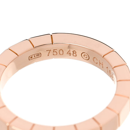 Cartier 18K Pink Gold 3mm Lanieres Ring 48 4.5 4 of 5