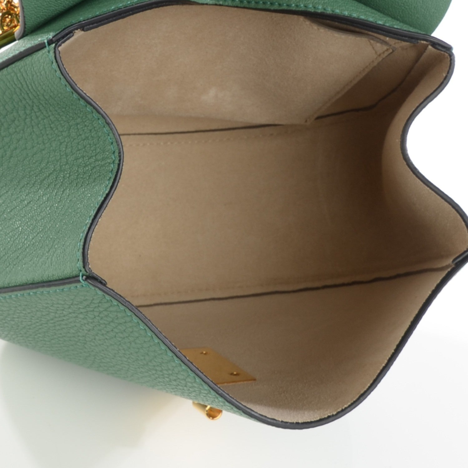 Chloe Grained Lambskin Drew Shoulder Bag Soft Green 7 of 9