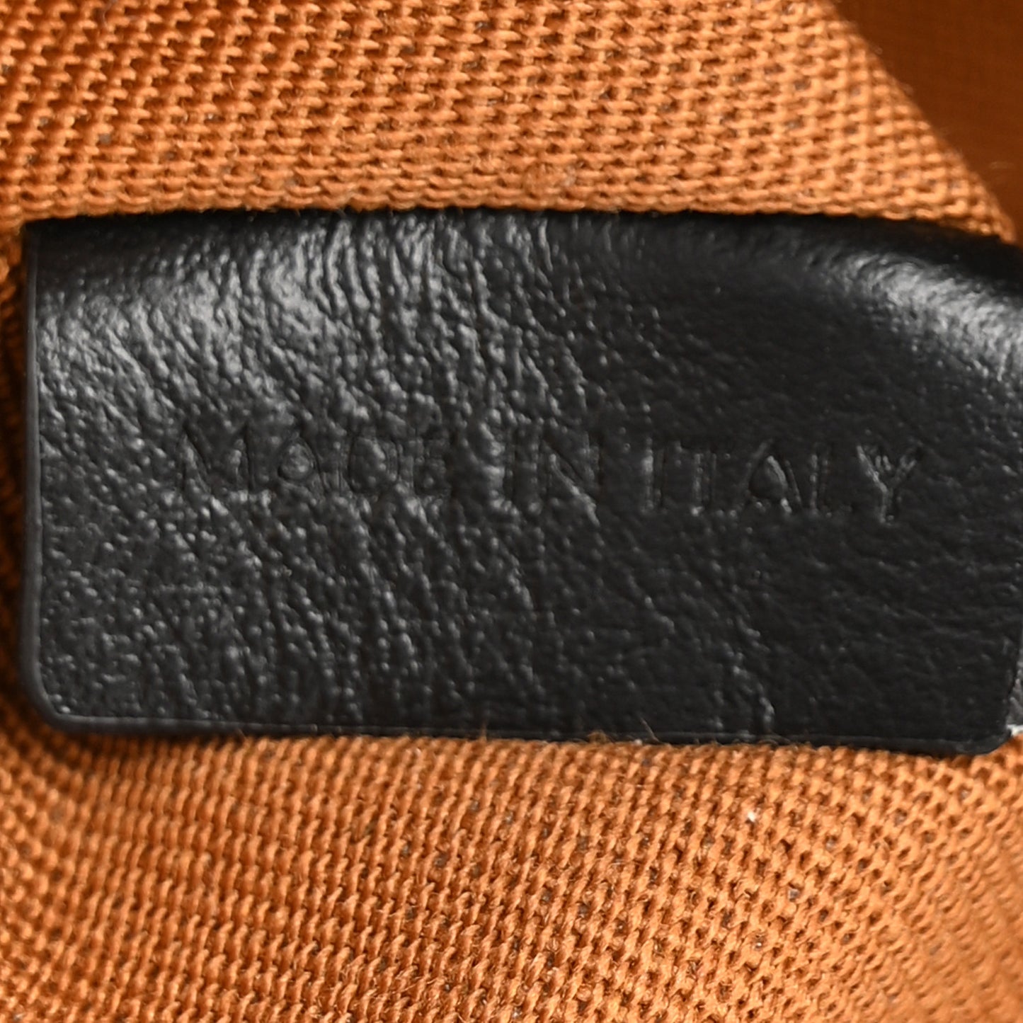 Triomphe Canvas Logo Coin and Card Pouch With Hook Black
