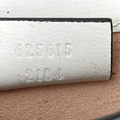 Gucci GG Supreme Monogram Azalea Calfskin Mini Horsebit 1955 Crossbody Bag Beige Ebony Mystic White 7 of 10
