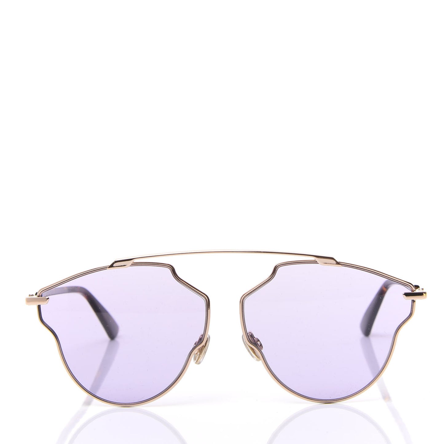 So Real Pop Sunglasses Rose Gold Purple