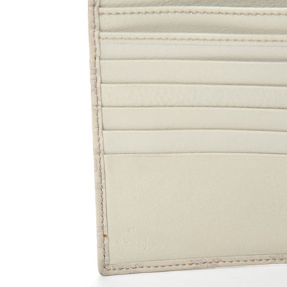 Gucci Guccissima Heart French Flap Wallet White 6 of 6