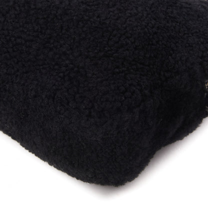 Saint Laurent Shearling Monogram Lou Camera Bag Black 4 of 7