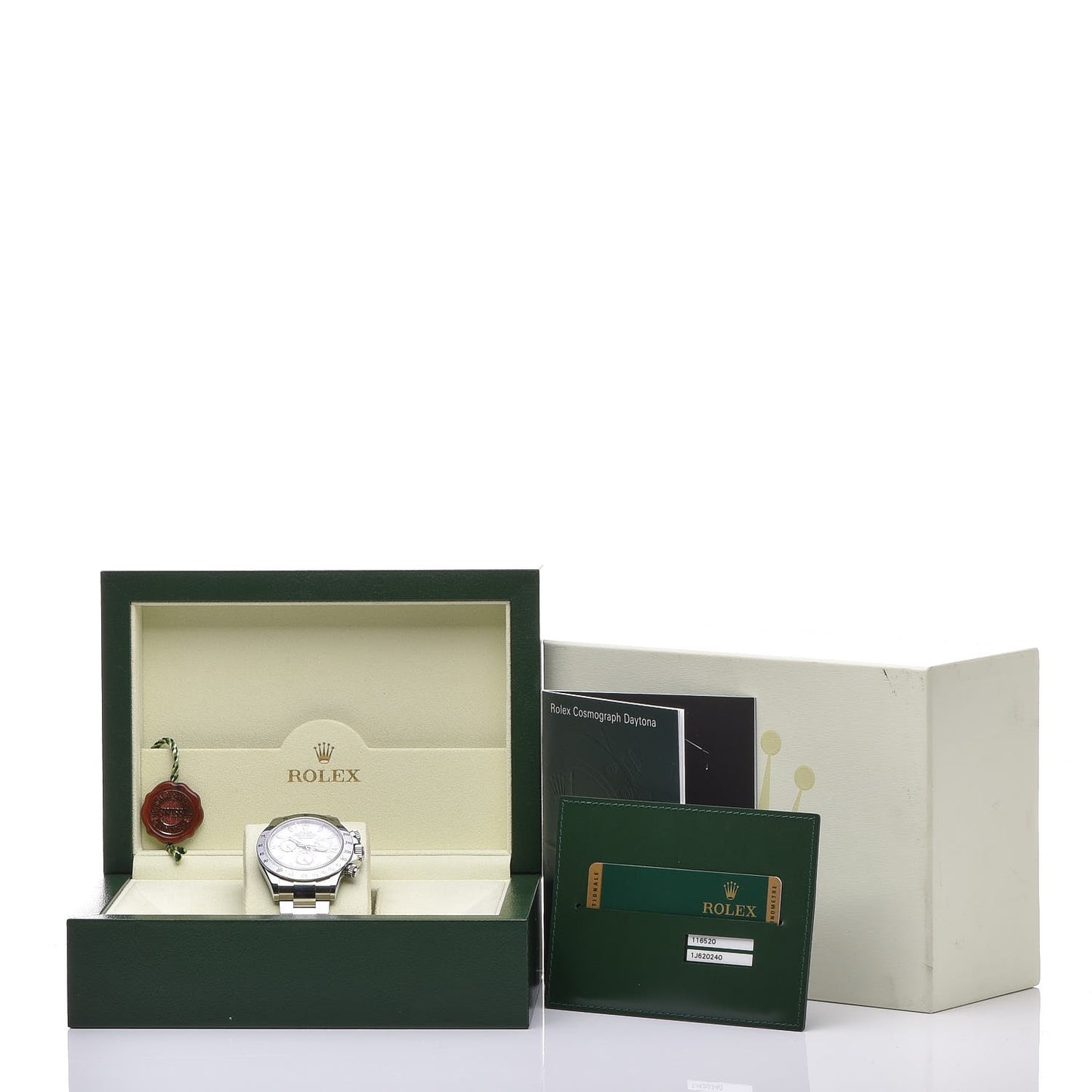 Stainless Steel 40mm Oyster Perpetual Cosmograph Daytona Watch White 116520