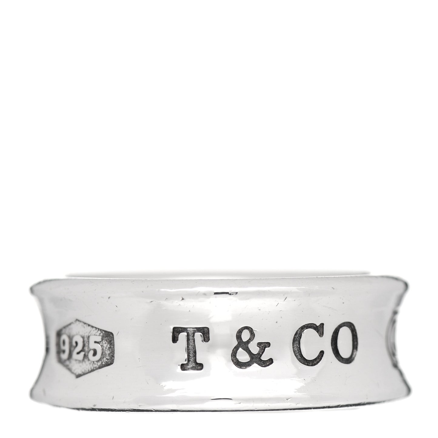 Sterling Silver 1837 Band Ring 49 5