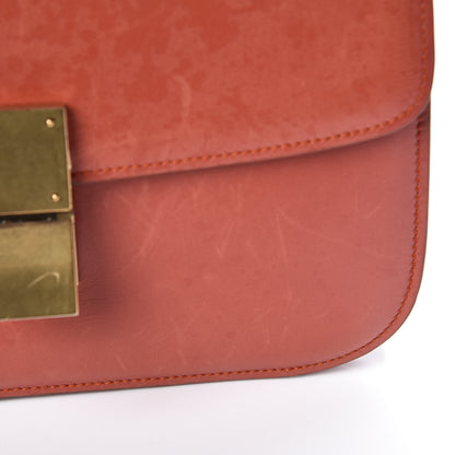 Celine Natural Calfskin Medium Classic Box Flap Bag Brick 14 of 19